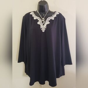 Ruby Rd/women's v-neck Top